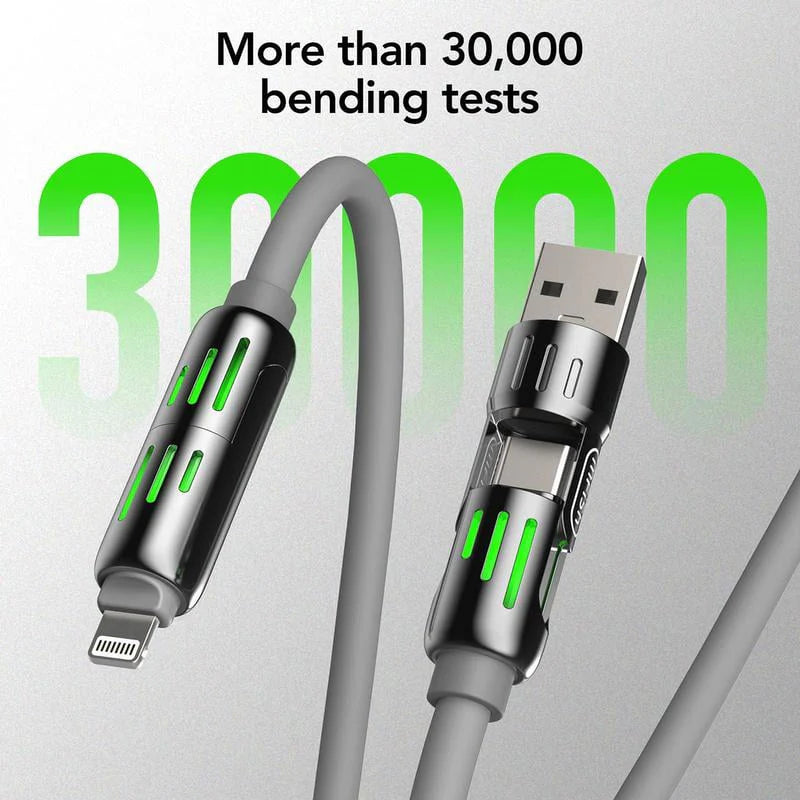 The&nbsp;4-in-1 Multi USB Charging Cable offers fast, reliable charging for multiple devices at once—perfect for travel, home, office, or on-the-go use